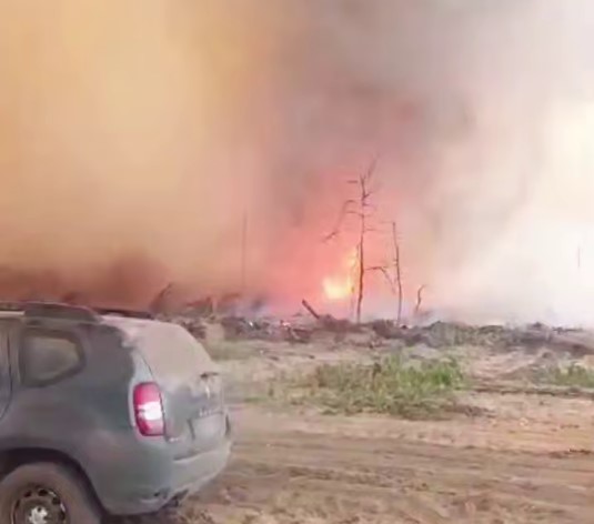 Ліквідація вогню в зоні відчуження: ДСНС локалізувала нові осередки займання Ліквідація вогню в зоні відчуження: ДСНС локалізувала нові осередки займання